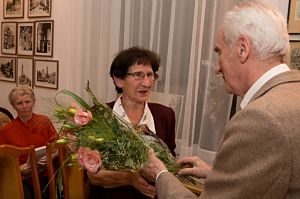 Flowers for Ada Jasińska, professor's wife